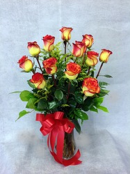 Dozen High And Magic Roses from Carl Johnsen Florist in Beaumont, TX