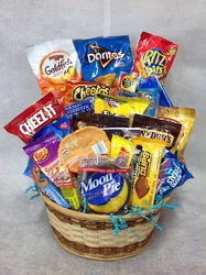 Snack Basket from Carl Johnsen Florist in Beaumont, TX
