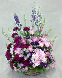 Shades Of Purple Basket  from Carl Johnsen Florist in Beaumont, TX