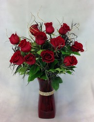 Red Haute Roses from Carl Johnsen Florist in Beaumont, TX