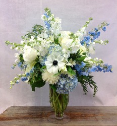 Blue Skies Bouquet from Carl Johnsen Florist in Beaumont, TX