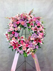 Lovely Memories Wreath from Carl Johnsen Florist in Beaumont, TX