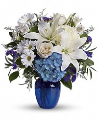 Beautiful in Blue from Carl Johnsen Florist in Beaumont, TX