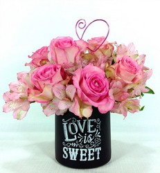 Sweet Pea Arrangement  from Carl Johnsen Florist in Beaumont, TX