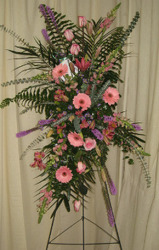 Pink and Purple Spray from Carl Johnsen Florist in Beaumont, TX