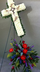 Masculine Antler Cross from Carl Johnsen Florist in Beaumont, TX
