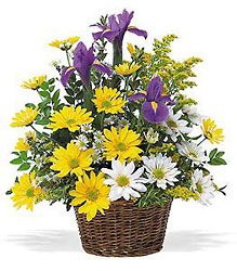 Smiling Spring Basket from Carl Johnsen Florist in Beaumont, TX