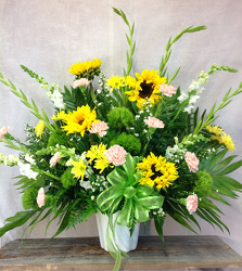 Sunset Altar Arrangement  from Carl Johnsen Florist in Beaumont, TX