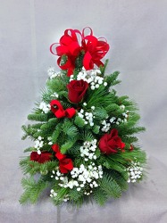 Holiday Festive Tree from Carl Johnsen Florist in Beaumont, TX