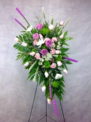 Sweet Farewell Standing Spray  from Carl Johnsen Florist in Beaumont, TX