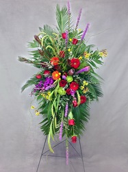 Magnificent Memories Standing Spray  from Carl Johnsen Florist in Beaumont, TX