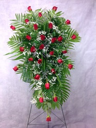 Classic Red Rose Spray  from Carl Johnsen Florist in Beaumont, TX