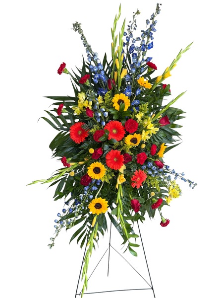 Southern Comfort Standing Spray from Carl Johnsen Florist in Beaumont, TX