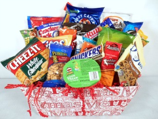 Christmas Snack Basket  from Carl Johnsen Florist in Beaumont, TX