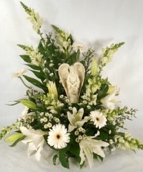 Angel Blessings in White from Carl Johnsen Florist in Beaumont, TX