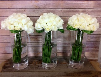 A Trio Of Roses from Carl Johnsen Florist in Beaumont, TX