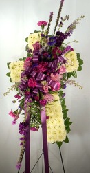 Shades of Purple Cross from Carl Johnsen Florist in Beaumont, TX
