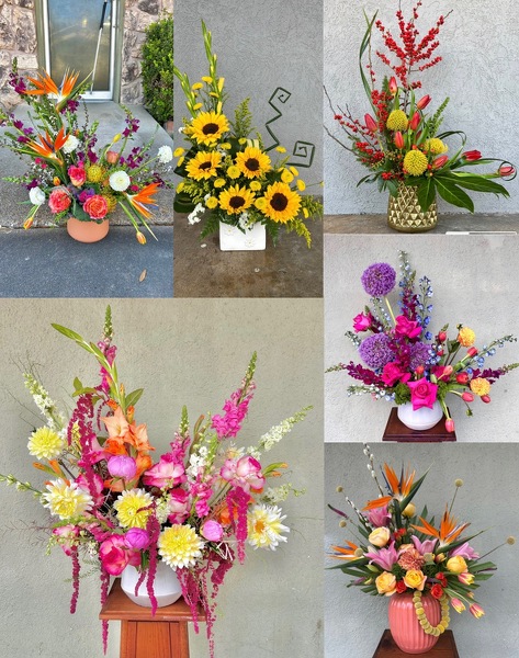 Asymetrical Designers Choice - by Karissa  from Carl Johnsen Florist in Beaumont, TX