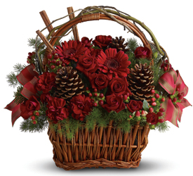 Holiday Spice Basket from Carl Johnsen Florist in Beaumont, TX