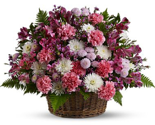 Garden Basket Blooms from Carl Johnsen Florist in Beaumont, TX