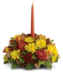 Bright to Light Centerpiece from Carl Johnsen Florist in Beaumont, TX