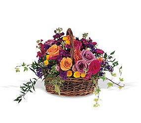 Garden Gathering Basket from Carl Johnsen Florist in Beaumont, TX